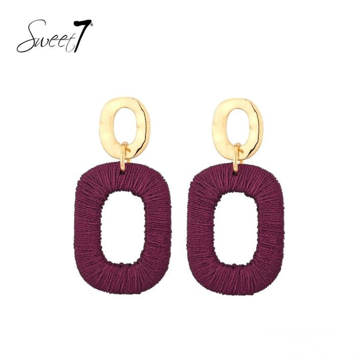 Sweet7 oorbellen - rood