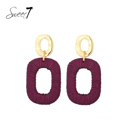 Sweet7 oorbellen - rood