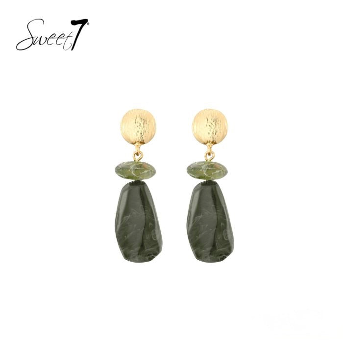 Sweet7 oorbellen - groen