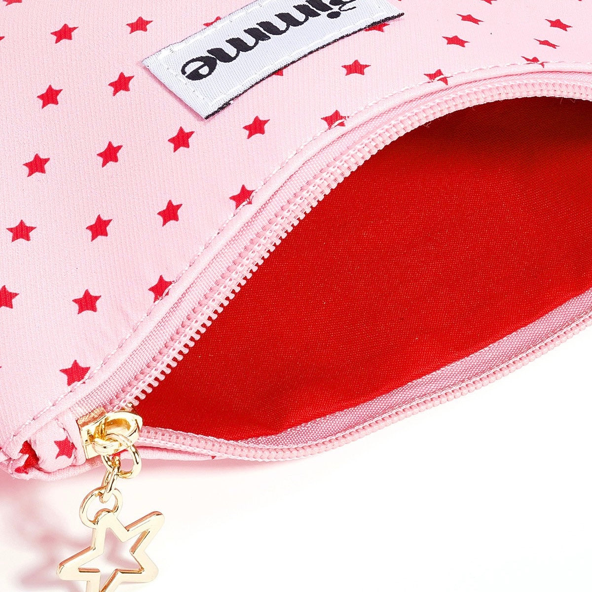 Make-Up tasje met sterretjes - roze