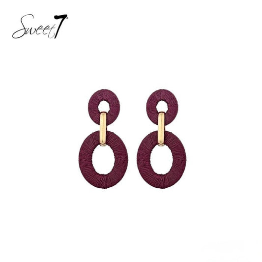Sweet7 oorbellen - rood