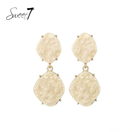 Sweet7 oorbellen - beige