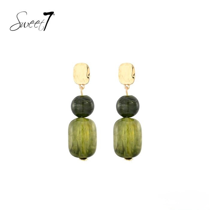 Sweet7 oorbellen - groen