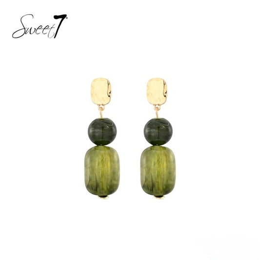 Sweet7 oorbellen - groen