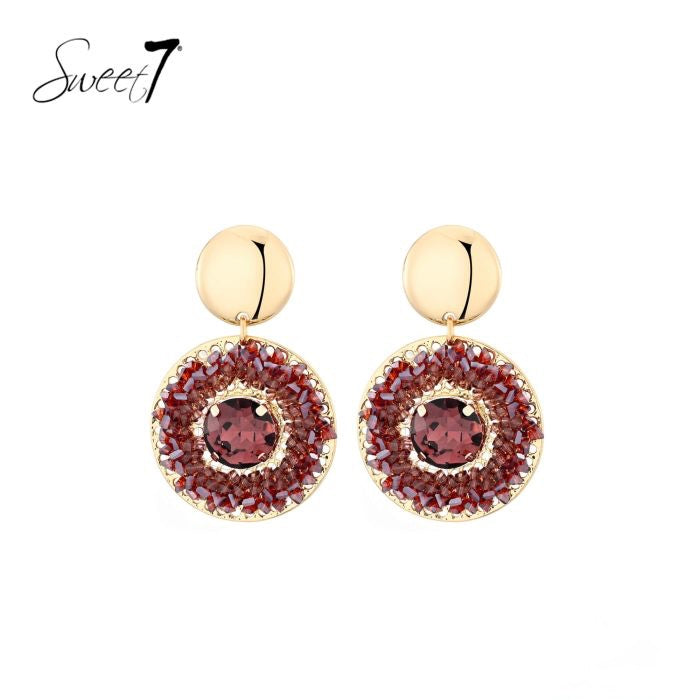 Sweet7 oorbellen - rood