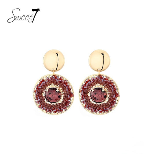 Sweet7 oorbellen - rood