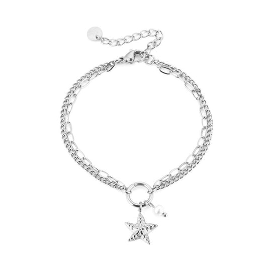 Dubbele armband met zeester