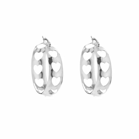 LOVE hoops - zilver