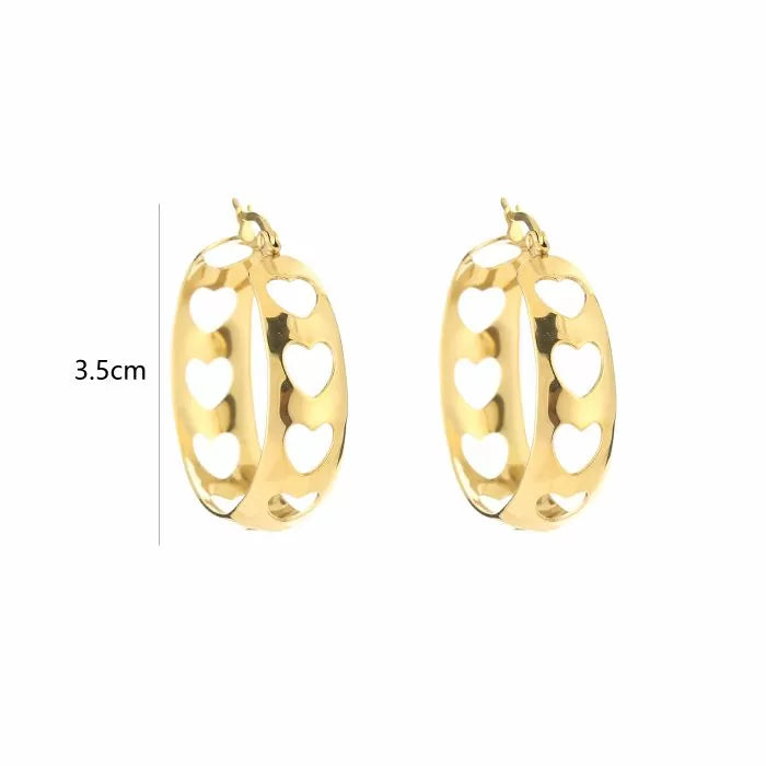 LOVE hoops - goud