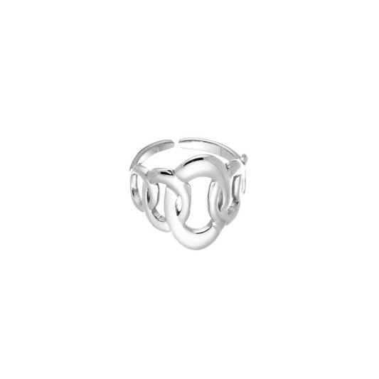 Statement ring - zilver