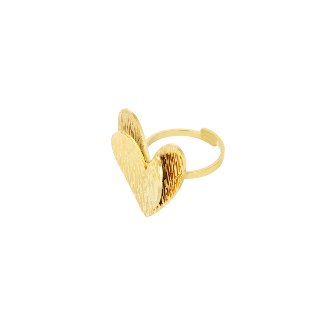 One heart ring - goud