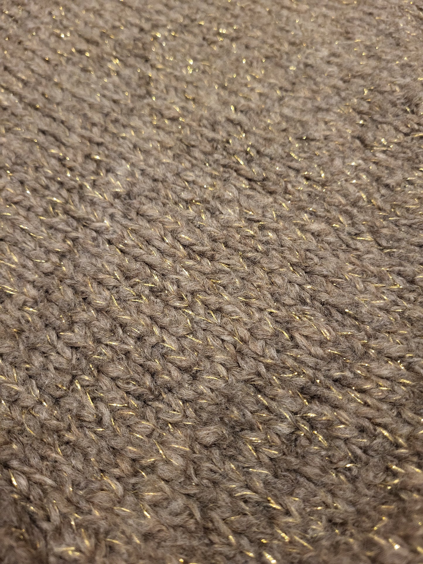 Ambika trui - bruin/goud