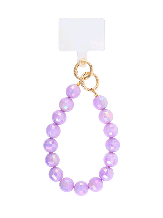 Disco telefoonkoord - paars