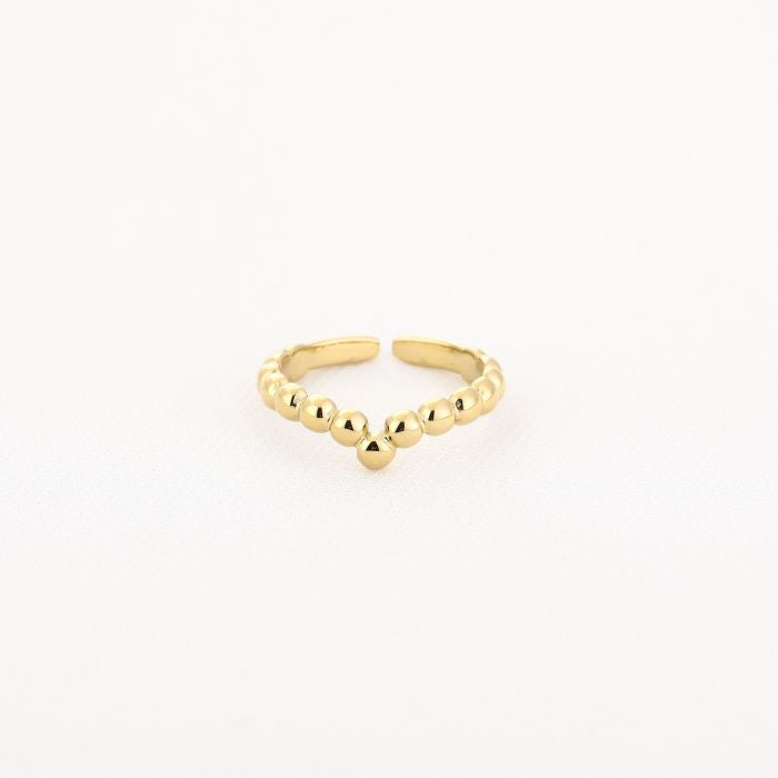 Basic dots ring - goud