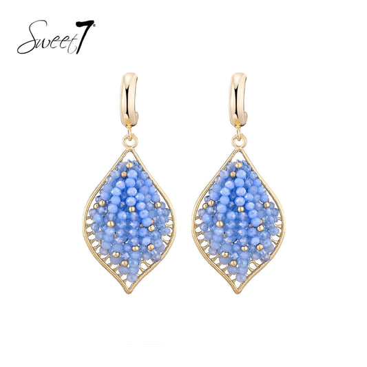 Sweet7 oorbellen - blauw