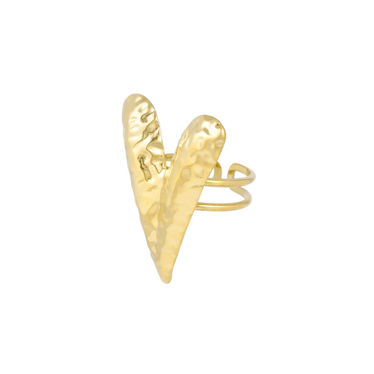 Hartjes ring - goud