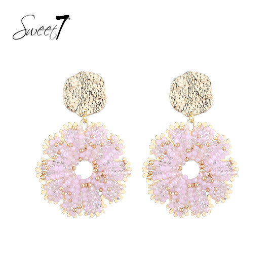 Sweet7 oorbellen - roze