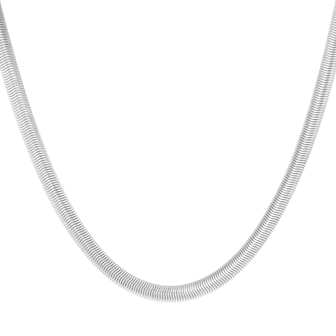 Ketting plat met structuur