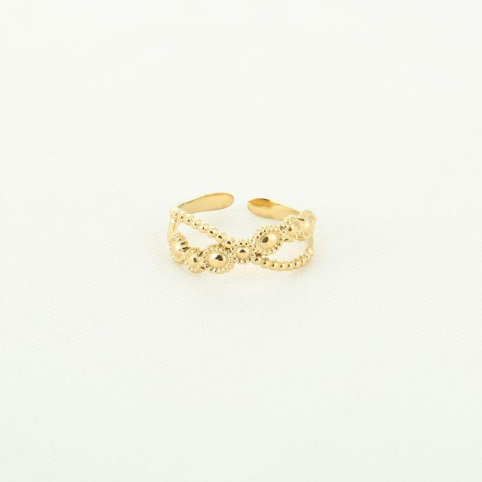 Ring dots - goud