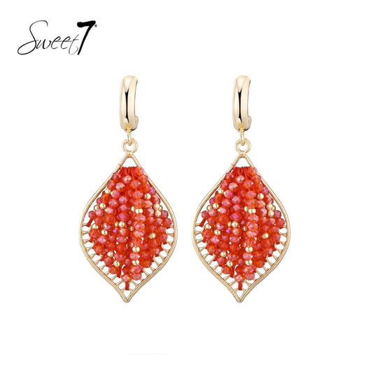 Sweet7 oorbellen - rood