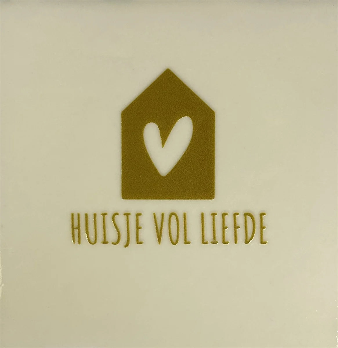 Quote tegeltje 'huisje vol liefde'