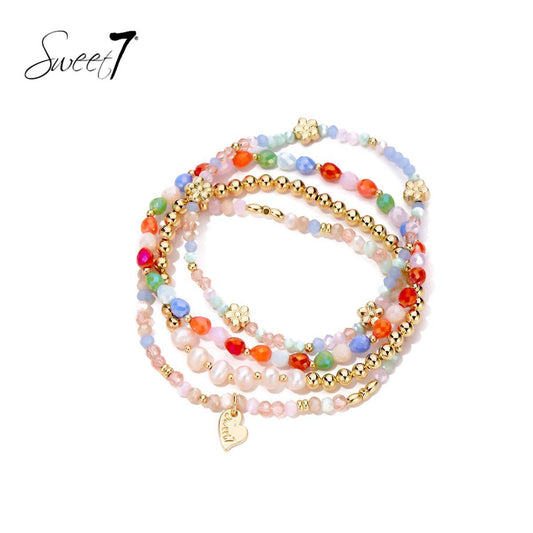 Sweet7 armbanden set - multi