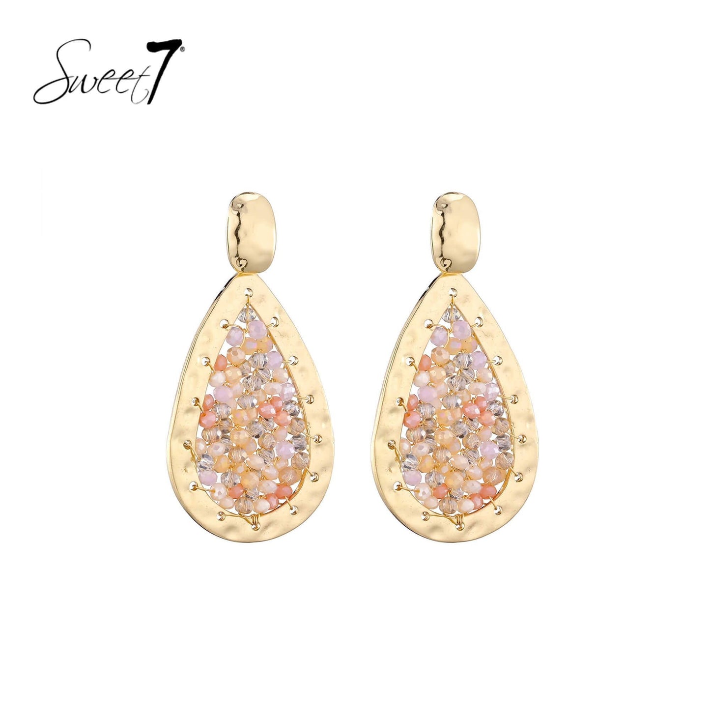 Sweet7 oorbellen - roze
